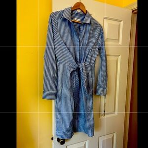 Calvin Klein wrap shirt dress- never worn !